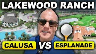 Calusa vs Esplanade Lakewood Ranch: Home Models, Amenities and Fees