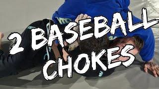 Baseball Chokes From Bottom Half-Guard