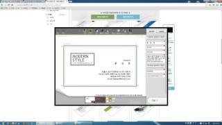 무료 디자인 샘플 명함 #4-양면/단면 선택