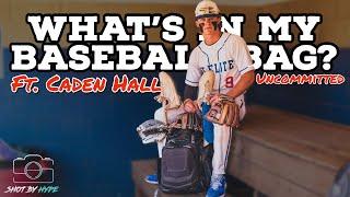 What's In My Baseball Bag? Ft. Caden Hall Class Of 2023 MIF Currently Uncommitted | Team US Elite