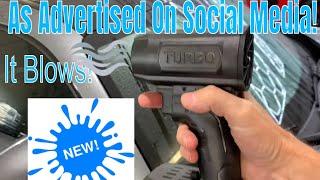 Do I Recommend This Cordless Tool To Dry Your Car, Truck, Motorcycle? NOPE! TurboDry Blower!