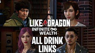 Like A Dragon: Infinite Wealth | ALL Kiryu Drink Links Nanba, Saeko, Zhao, Seonhee