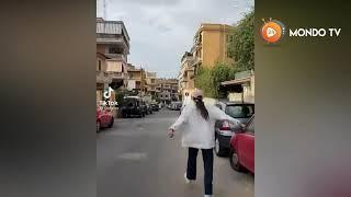 Giulia Stabile balla in strada dal TikTok di Sangiovanni - MondoTV24.IT