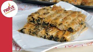 Ispanaklı Börek Tarifi - El Açması Çıtır Börek Yapımı