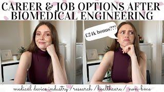 CAREER & JOB OPTIONS AFTER BIOMEDICAL ENGINEERING DEGREE