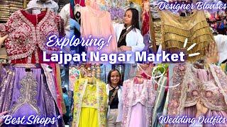 Lajpat Nagar Market Delhi| with shop No. |Latest Collection 2024 | Ethnic Wear|| #youtube #market