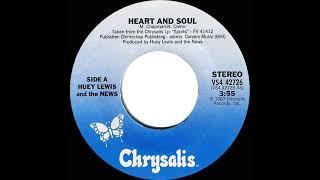 1983 HITS ARCHIVE: Heart And Soul - Huey Lewis & The News (stereo 45 single version)