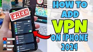 HOW TO ADD VPN ON IPHONE WITHOUT APPLICATION 2024