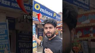 Real Vs Fake Domino’s Pizza !! #foodchallenge #foodie