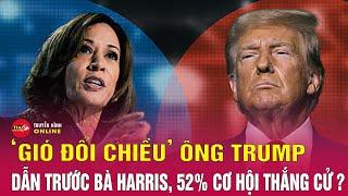 Ông Trump lần đầu đạt mức dự đoán giành chiến thắng cao hơn bà Harris | Tin tức bầu cử Mỹ mới nhất