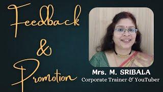 Video Byte from Mrs. M Sribala (Corporate Trainer & Youtuber : Intelligible Tutorials)