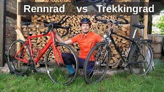 Wie viel schneller ist mein Rennrad? | Trekkingrad vs. Rennrad auf 90 km im Vergleich