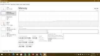 Windows 10 Task Manager 101 RAM Memory usage explained