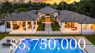 2024 Modern $5.7M New Construction with Tropical Backyard Oasis | 7699 SW 118th St, Pinecrest