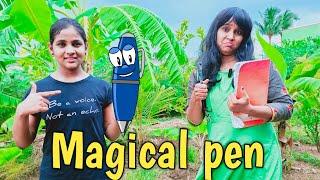 Monika with Magical pen  🪄  | comedy video | funny video | Prabhu sarala lifestyle