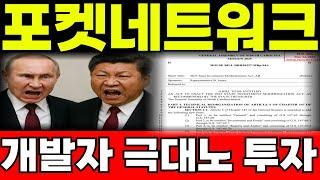 [포켓네트워크 코인]개발자 극대노 50조 토큰 소각 발표