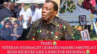 TEARS AT LEONARD MAMBO MBOTELA'S BURIAL