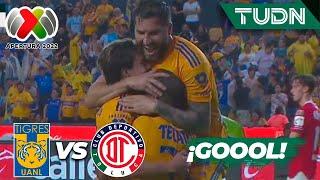 ¡GOLAZO DE CÓRDOVA! Magistral tiro libre | Tigres 1-0 Toluca | Liga Mx Apertura 22 -J13 | TUDN