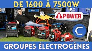 La gamme PARFAITE ! GROUPES ÉLECTROGÈNES A-iPower ( LOISIR - HABITATION - PRO ) - Capitools