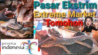 Pasar Extreme Tomohon  Sulawesi Utara | Berbagai Hewan Extreme Ada Disini !!!