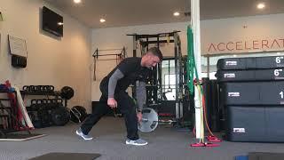 Split Stance Landmine Row