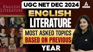 UGC NET English Literature Most Asked Topics 2024 | Based On Previous Year Paper By Aishwarya Ma'am