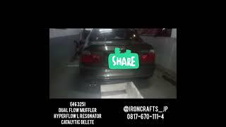 BMW E46 325i with Ironcrafts DualFlow Muffler & Hyperflow  L Resonator