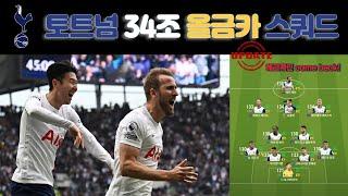 [FC온라인] 34조 토트넘 올금카 스쿼드 (with손케조합)