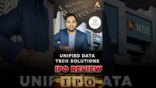 Unified Data Tech Solutions IPO Review | Unified Data Tech IPO GMP | Unified Data IPO #ipo #gmp #bse