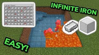 SUPER SIMPLE 1.21 IRON FARM TUTORIAL in Minecraft Bedrock (MCPE/Xbox/PS/Switch/PC)