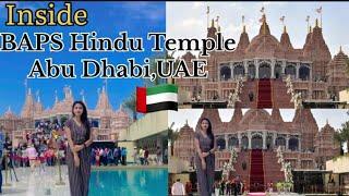 BAPS Hindu temple| UAE largest Hindu mandir  | Hindu temple in Abu Dhabi #pritysharmavlog