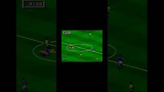 Long shot in FIFA 95 (Brazil vs Italy) #fifasoccergames #fifafootball #fifa95 #game #gameshorts