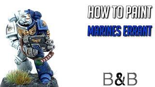 How to paint Marines Errant