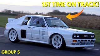 1st Time On Track in my Audi quattro Group S Car