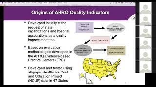 AHRQ Quality Indicators Software V2021 ICD-10-CM/PCS Release Webinar