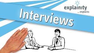 Interview explained (explainity® explainer video)