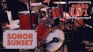 MOSTLY BOP DRUMS | Sonor Sunset Bop Kit | Evans UV1 | Max Marsillo | Sound Test/Demo