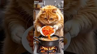️#panda #cat #cartoon #funny funny 