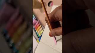 Painting a butterfly with pastel shades #pastel #pastelcolours #montmarte #butterfly #artist #art