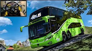 The Most Relaxing Bus Ride Ever | From Cityscapes to Mountain Serenity  - Euro Truck Simulator 2