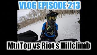 TS 213 - Dad vs Son Snowbike Hillclimb Contest