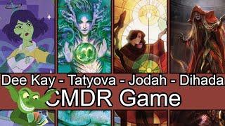 We hope this attract(ion)s your attention! Dee Kay vs Tatyova vs Jodah vs Dihada #cmdr game play