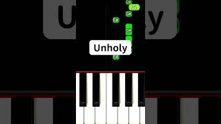 Unholy (Piano Tutorial) #TikTok