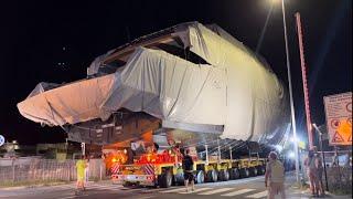 UN MEGA YATCH IN CENTRO CITTÀ! TRASPORTO ECCEZIONALE A FANO!