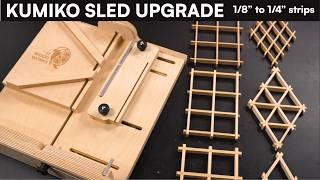 Get More Out of Your Kumiko Sled with This Upgrade for Various Strip Sizes