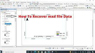 How to Recover loss data in GIS/ mxd Loss Data Recover