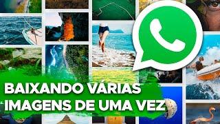 Como baixar várias imagens ou fotos ao mesmo tempo no WhatsApp Web (ATUALIZADO)