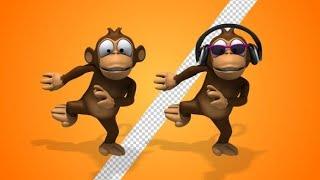 Dancing monkey in jungle #kids song @music #kids songs by sv