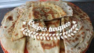 Cuisine algérienne : Crêpes turques (الفطائر التركية ) - Matbakh kamar