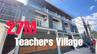 Brand New and Luxurious Design Townhouse in Teachers Village Quezon City